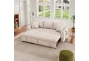 OKWISH Schlafsofa L-förmig mit Stauraum und Taschenaufbewahrung Bild 3
