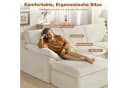 Gywowken Wohnlandschaft Modulares Sofa Beige U-Form Schlafsofa Bild 3