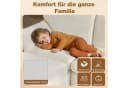 Gywowken Wohnlandschaft Modulares Sofa Beige U-Form Schlafsofa Bild 5