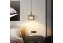 Nettlife LED Pendelleuchte Retro Schwarz Glas 8W Warmweiß Bild 1