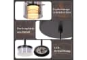 Nettlife LED Pendelleuchte Retro Schwarz Glas 8W Warmweiß Bild 4