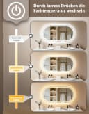 Nettlife LED Badspiegel mit Touch-Steuerung & Entfogger Bild 1