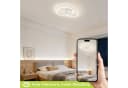 Nettlife LED Deckenleuchte Zweiring Design Weiß Silber Modern Bild 5