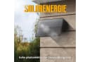 Nettlife LED Außen-Wandleuchte Solarbetrieben Schwarz Warmweiß Bild 1