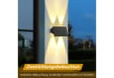 Nettlife LED Außen-Wandleuchte Solarbetrieben Schwarz 3000K Bild 5