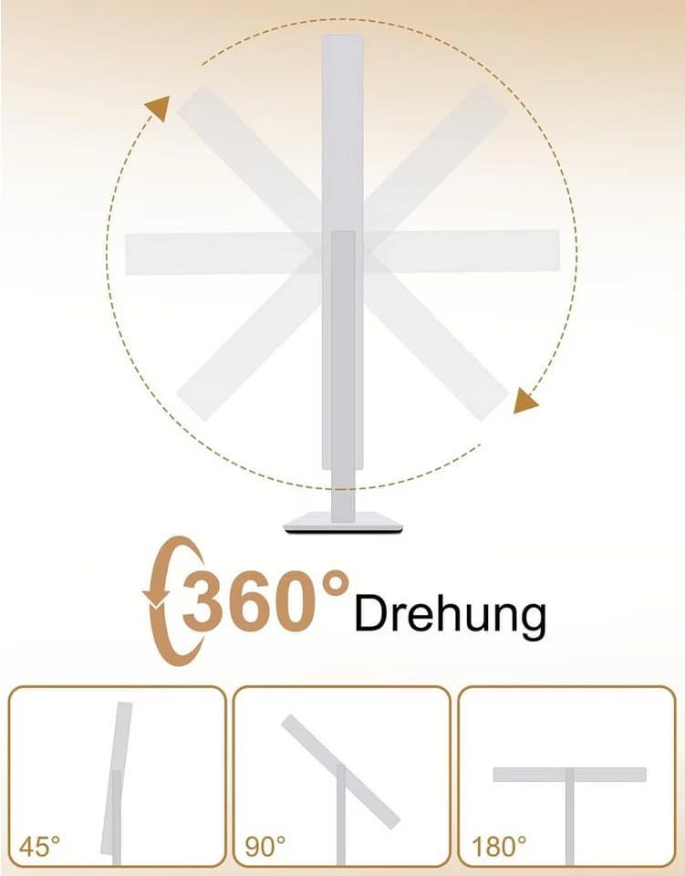 Nettlife Schminkspiegel mit LED-Beleuchtung und Touch-Dimmer - Bild 5