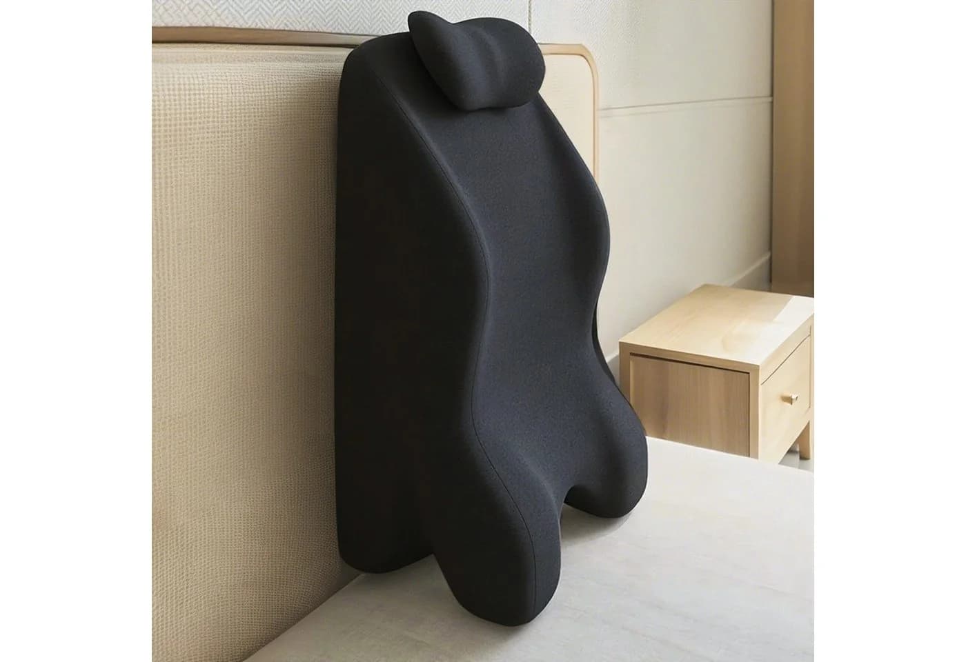 Nettlife Kopfkissen Super-Fitting Schwarz Memory Cotton - Bild 5