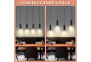 Nettlife Pendelleuchte Schwarz GU10 Modern Metall Bild 5