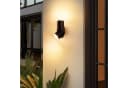 Nettlife LED Außen-Wandleuchte 10W Schwarz 3000K Warmweiß Bild 1