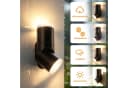 Nettlife LED Außen-Wandleuchte 10W Schwarz 3000K Warmweiß Bild 5