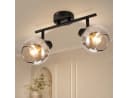 Nettlife Deckenstrahler Küchenlampe E14 Rauchglas Modern Schwenkbar Bild 2