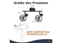 Nettlife Deckenstrahler Küchenlampe E14 Rauchglas Modern Schwenkbar Bild 3