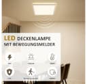 Nettlife LED Deckenleuchte mit Bewegungsmelder 18W 1900lm 4000K Bild 3