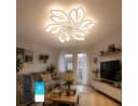 Nettlife Deckenventilator mit LED-Licht und Fernbedienung Schwarz/Weiß Bild 2