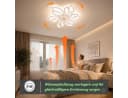 Nettlife Deckenventilator mit LED-Licht und Fernbedienung Schwarz/Weiß Bild 5