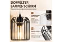 Nettlife Pendelleuchte Retro Schwarz E27 Metall Industrie Stil Bild 4