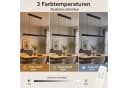 Nettlife LED Pendelleuchte Modern Schwarz Fernbedienung Dimmbar Bild 1