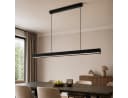 Nettlife LED Pendelleuchte Modern Schwarz Fernbedienung Dimmbar Bild 2