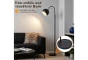 Nettlife Stehlampe Bogenlampe Schwarz/Antik Bronze Retro E27 Bild 1