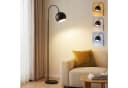 Nettlife Stehlampe Bogenlampe Schwarz/Antik Bronze Retro E27 Bild 2