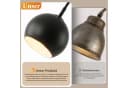 Nettlife Stehlampe Bogenlampe Schwarz/Antik Bronze Retro E27 Bild 5
