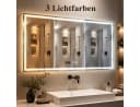 Nettlife Badspiegel Rund mit LED-Beleuchtung und Entfogger Bild 1