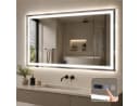 Nettlife Badspiegel Rund mit LED-Beleuchtung und Entfogger Bild 2