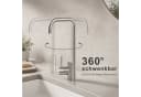 Ledklang Küchenarmatur Edelstahl 360° schwenkbar silber Bild 3