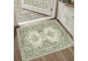 PURECOZY Teppich Grün Moderner Boho-Stil Kurzflor Bild 1