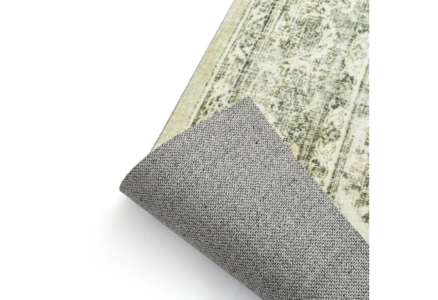 PURECOZY Teppich Grün Moderner Boho-Stil Kurzflor - Bild 5