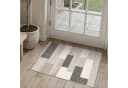 PURECOZY Teppich Kurzflor Beige/Grau Modern Bild 1