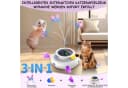 SWGOTA Interaktives Katzenspielzeug 3-in-1 mit Schmetterling und Kugelbahn Bild 3
