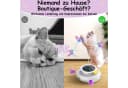 SWGOTA Interaktives Katzenspielzeug 3-in-1 mit Schmetterling und Kugelbahn Bild 5