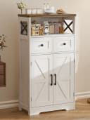 FiveWillowise Sideboard mit 2 Schubladen und offenem Regal Bild 5
