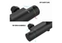 Rainsworth Duschsystem mit Thermostat Schwarz 3 Strahlarten Bild 4