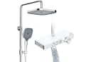 Rainsworth Duschsystem mit Thermostat und Glasablage Chrom Bild 2