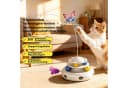 AIBISTAR Elektrisches Katzenspielzeug 360° Interaktiv mit Laufkugel und Federn Bild 4