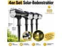AIBISTAR Solar-Bodenstrahler 4er Set, 1200 mAh, IP65, verstellbar, Weiß Bild 1