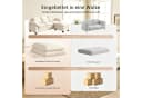 Patbrela Ecksofa modulares Sofa cremeweiß Teddy-Bouclé Bild 5