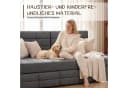 Simurq Polsterbett Schlafsofa 140x200 L-Form mit LED & USB Bild 3