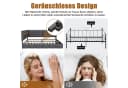 Simurq Polsterbett Schlafsofa 140x200 L-Form mit LED & USB Bild 4