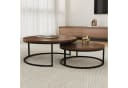 oleyluckidea Couchtisch 90° drehbar braun 2-in-1 Bild 1