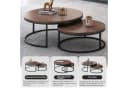 oleyluckidea Couchtisch 90° drehbar braun 2-in-1 Bild 4