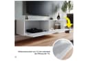 SONNI Lowboard TV-Schrank 180cm Weiß mit Beleuchtung Bild 5