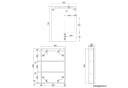 SONNI Badezimmerspiegelschrank 60x38cm mit LED-Beleuchtung & Entnebelung Bild 4