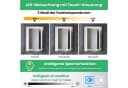 SONNI Badezimmerspiegelschrank 60x38cm mit LED-Beleuchtung & Entnebelung Bild 4