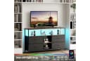 Simurq TV-Schrank mit LED, 4 Schubladen & Metallrahmen Industrie-Stil Bild 4