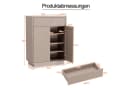 UEV Sideboard 70x94cm Moka Push-to-Open mit 2 Türen & Schublade Bild 3