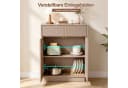 UEV Sideboard 70x94cm Moka Push-to-Open mit 2 Türen & Schublade Bild 5