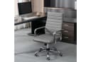 UEV Ergonomischer Bürostuhl Grau Metallrahmen Kunstleder Bild 1